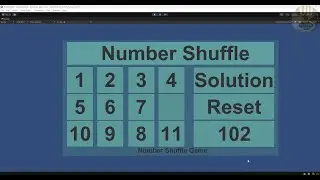 How to Create a Number Shuffle Game in Unity using Functions in C# - Full Tutorial