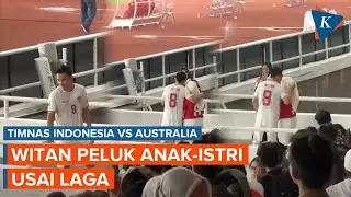 Momen Witan Peluk Istri dan Cium Anak Usai Laga Timnas Indonesia Vs Australia