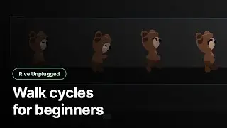 Learn the basics of creating different walk cycles with Rive