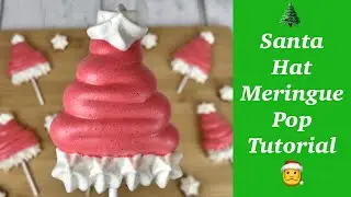 Santa Hat Meringue Pop Tutorial