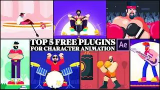 Top 5 Free After Effects Plugins for Character Animation