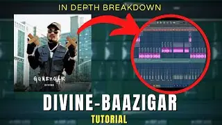 BAAZIGAR - DIVINE Song Deconstruction in FL STUDIO 20 | Hindi Beat Breakdown Tutorial | Make DHH