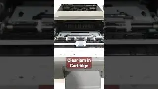 How to clear jam in hp printer M402dn #Shorts