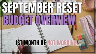 SEPTEMBER RESET | MONTHLY BUDGET OVERVIEW | KEEPING MY HEAD UP