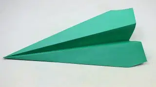 How To Fold A Paper Airplane That Flies Far - Easy Paper Plane