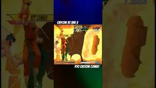 【#TAS】CAPCOM VS SNK 2 - RYO CUSTOM COMBO #shorts #arcade #gaming #ultimateplayer #kof #snk #capcom