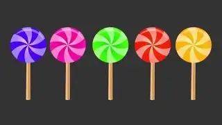 Lollipops Finger Family Song   Nursery Rhymes For Children