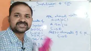 Simplification of CFG || Reduction of CFG || Minimization of CFG || Theory of Computation || TOC