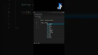 Print array using loop in php #coding #php #code #tutorial