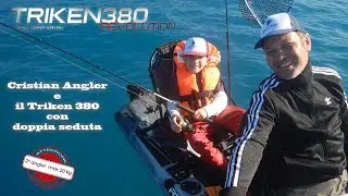 A pesca con Cristian Angler - Triken 380 con 2 sedute