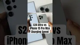 S24 Ultra vs iPhone 15 Pro Max Charging Speed #tech #hassangovani #s24ultra #iphone15promax