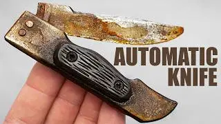 Old Rusty Automatic Knife Restoration