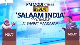 PM Modi Interview with Rajat Sharma | Salaam India | India TV Aap Ki Adalat | PM Modi Live