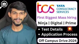 TCS Biggest Mass Hiring Of 2024 | Ninja Digital & Prime Role | Check Now