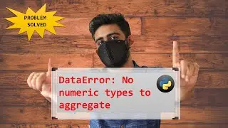 DataError: No numeric types to aggregate | Python Pandas Pivot table 