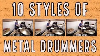 10 styles of metal drummers