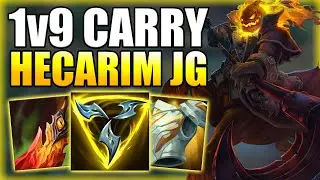 HOW TO 1v9 WITH HECARIM JUNGLE IN HIGH DIAMOND - Season 11 Hecarim Jungle Guide - League of Legends