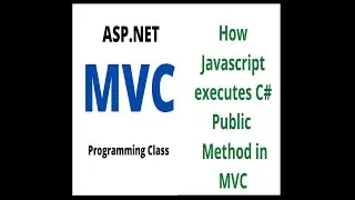 How java script executes C sharp public method in mvc in asp.net