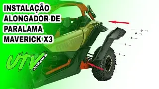 Como instalar um alongador de para-lama no Maverick x3 - Dicas e truques - UTVRACING