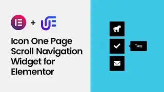 Icon One Page Scroll Navigation Widget for Elementor​