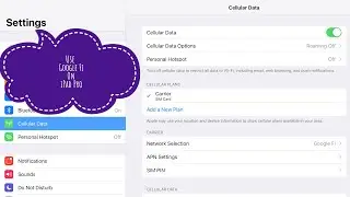 Use Google Fi on iPad Pro