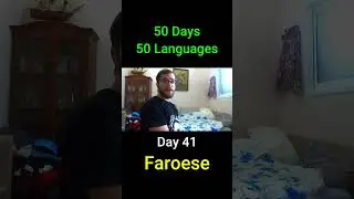 Faroese - Day 41 (50 Days 50 Languages) #language #languages #history  #polyglot #linguistics