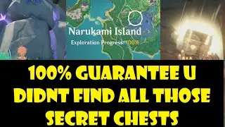 Narukami island secret chests & hidden walls all missable locations genshin impact 100 exploration