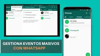 Cómo gestionar eventos masivos con WhatsApp