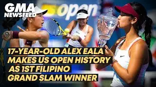 17-year-old Alex Eala makes US Open history as 1st Filipino Grand Slam winner | GMA News Feed