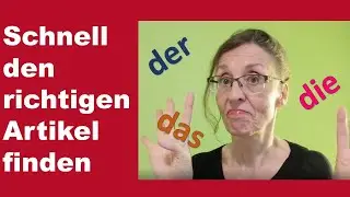 der die das - die Artikel im Deutschen   (A2)