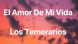 Los Temerarios - El Amor De Mi Vida - Letra