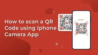 How to scan a QR Code using iPhone camera app