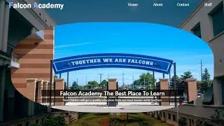 School Website Design Using HTML CSS JS and Jquery Part 2