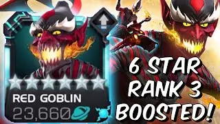 6 Star Rank 3 FULLY BOOSTED Red Goblin RAMPAGE Gameplay - Marvel Contest of Champions