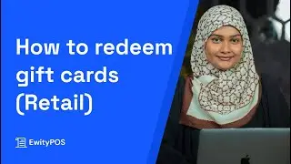 How to redeem gift cards in Ewity POS (Retail Module)