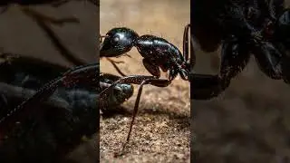 Epic Ant Battle: Nature Insect Photography