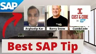 What is your best SAP Tip? SAP Tips from 3 SAP Experts