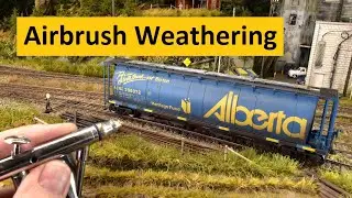 Painting & Weathering the HO Scale Alberta Grain Car | Boomer Diorama ~ # 256