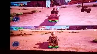 Тачки 2 Видеоигры мультфильм (PlayStation 3) Маккуин и Мэтр, пугают коровы, и быг злой