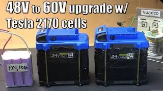 Ebike battery upgrade: Over-volt with an external battery