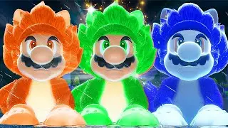 Super Mario 3D World + Bowsers Fury - All Giga Cat Characteres (HD)