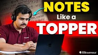 Toppers Secret of Preparing Notes for Judiciary Exams | Civil Judge Preparation