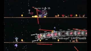 [Terraria] Daedalus Stormbow(&Holy Arrows) VS The Destroyer