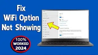 Fix WiFi not showing in windows 10/11 || WiFi Option Not Showing in Settings On Windows 10/11