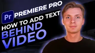 How To Add Text Behind Objects In Premiere Pro