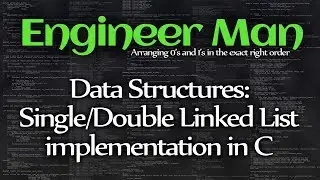 Data Structures: Singly Linked Lists and Doubly Linked lists implementation in C