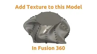 Texture Follow Up - Pattern on Path - Fusion 360