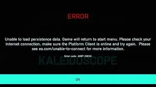 How to fix Unable to Load Persistent Data Error in Battlefield 2042 | Error Code 2002g