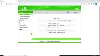 Port Forwarding ZTE-F606 | ZTE Router forwarding dvr