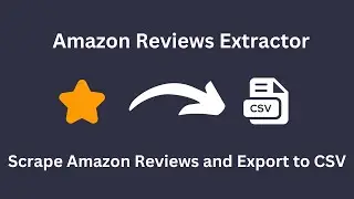 How to scrape and export Amazon customer reviews and export to CSV 2024